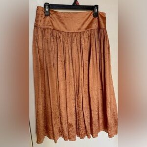 Talbots Rust A-Line Skirt
